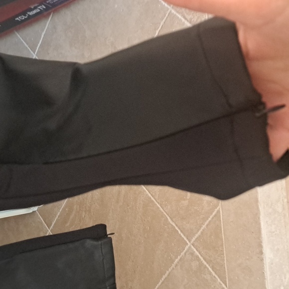 Anatomie Black Fleece Lined  Pull On  Legging, Faux Leather Panel & Zip ankle - Picture 3 of 12